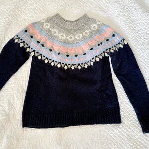 Crewcuts Girls' Fair Isle Sweater - Girls- Size Large 10/12